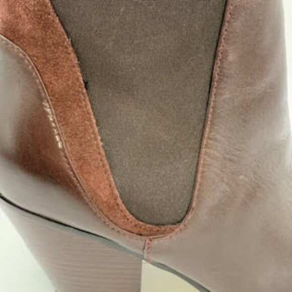 Cole Haan Grand.OS Leather Chelsea Ankle Boots Brown Women’s Size 10B - Picture 10 of 11